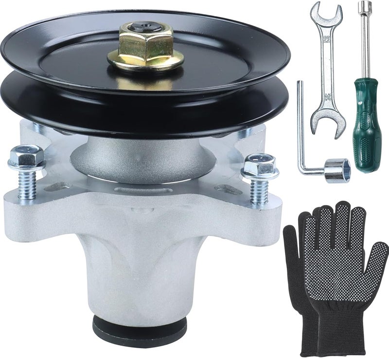 GUSUHAWK 139-3214 Spindle Assembly with 125-5575 Pulley Replaces Toro 139-3214 Spindle Toro 121-0751 Spindle Assembly, Toro 117-7267 Spindle, Toro 117-7439 for Toro SS5000, SS5060 Lawn Mowers - Image 1